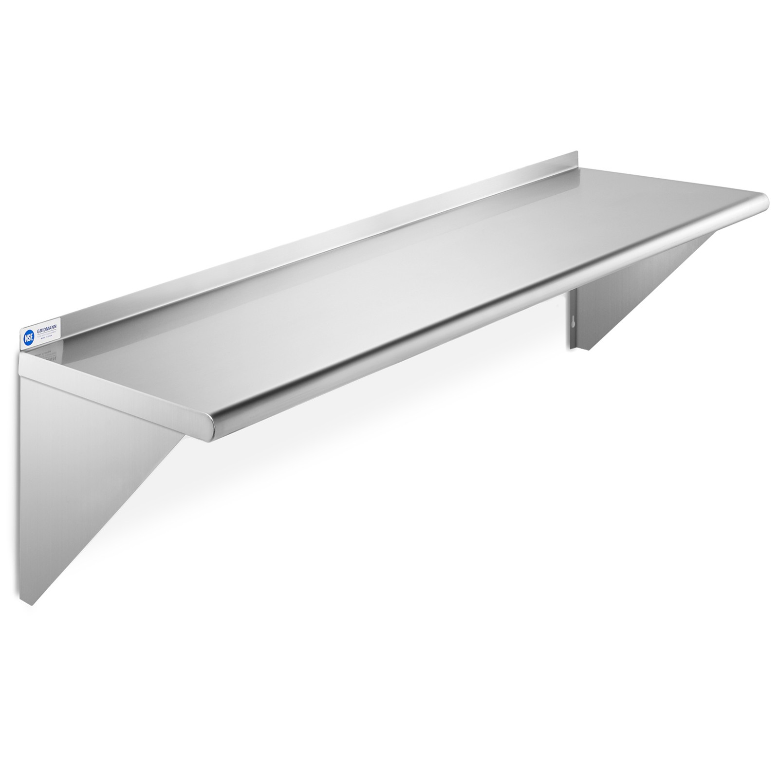 NSF Stainless Steel 12" x 48" Commercial Kitchen Wall Shelf Restaurant Shelving