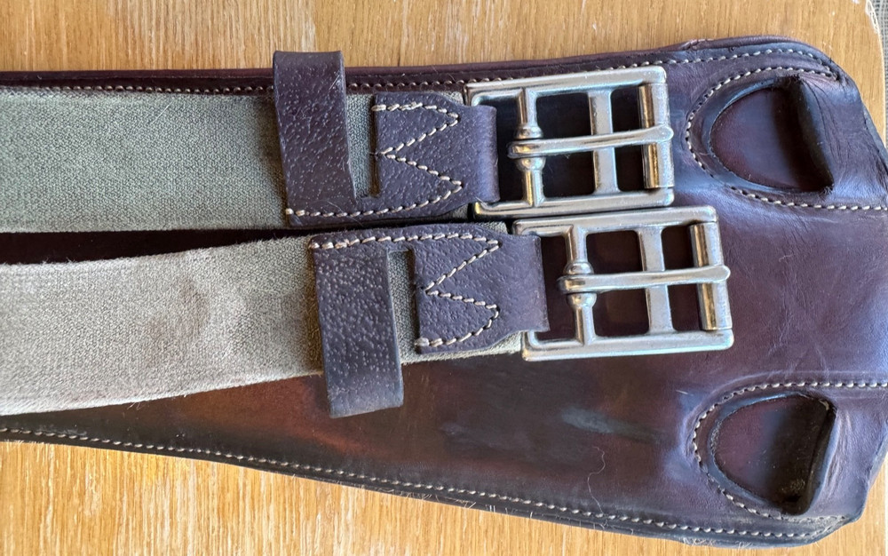 Devoucoux V-Strap Girth - Brown - 80 CM / 32"