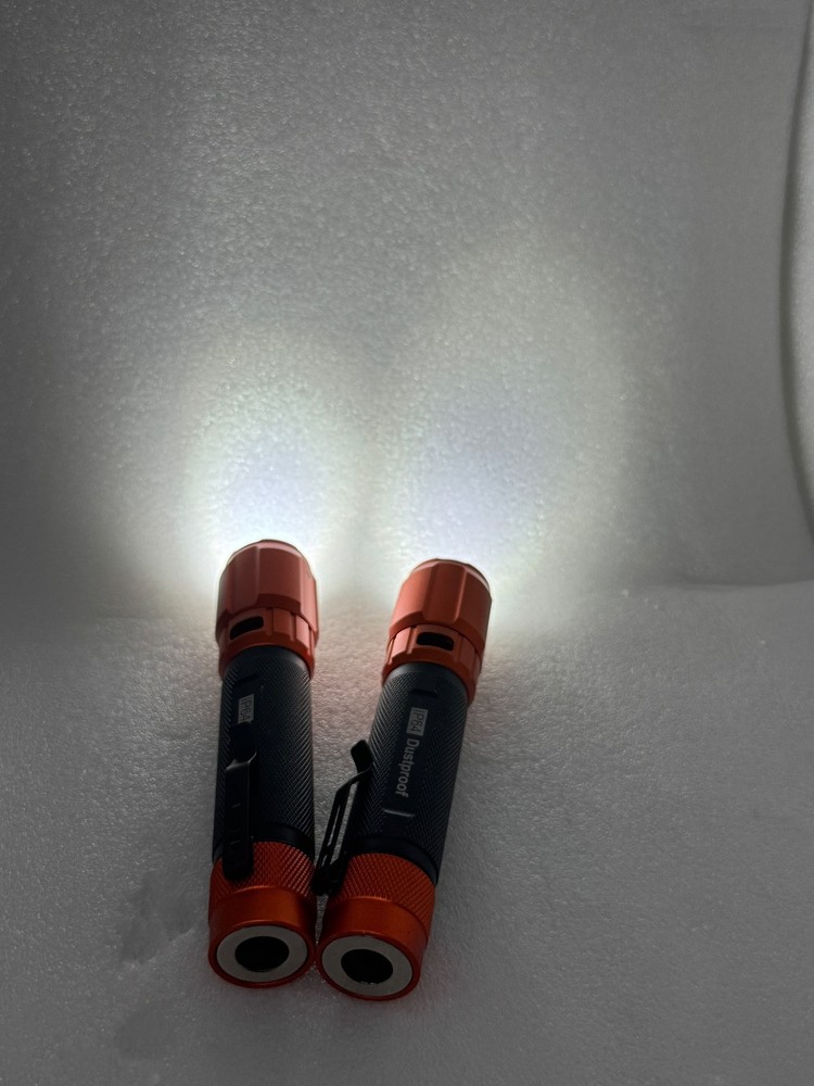 [2-PACK] KLEIN TOOLS [56413] RECHARGEABLE 2-COLOR LED FLASHLIGHT