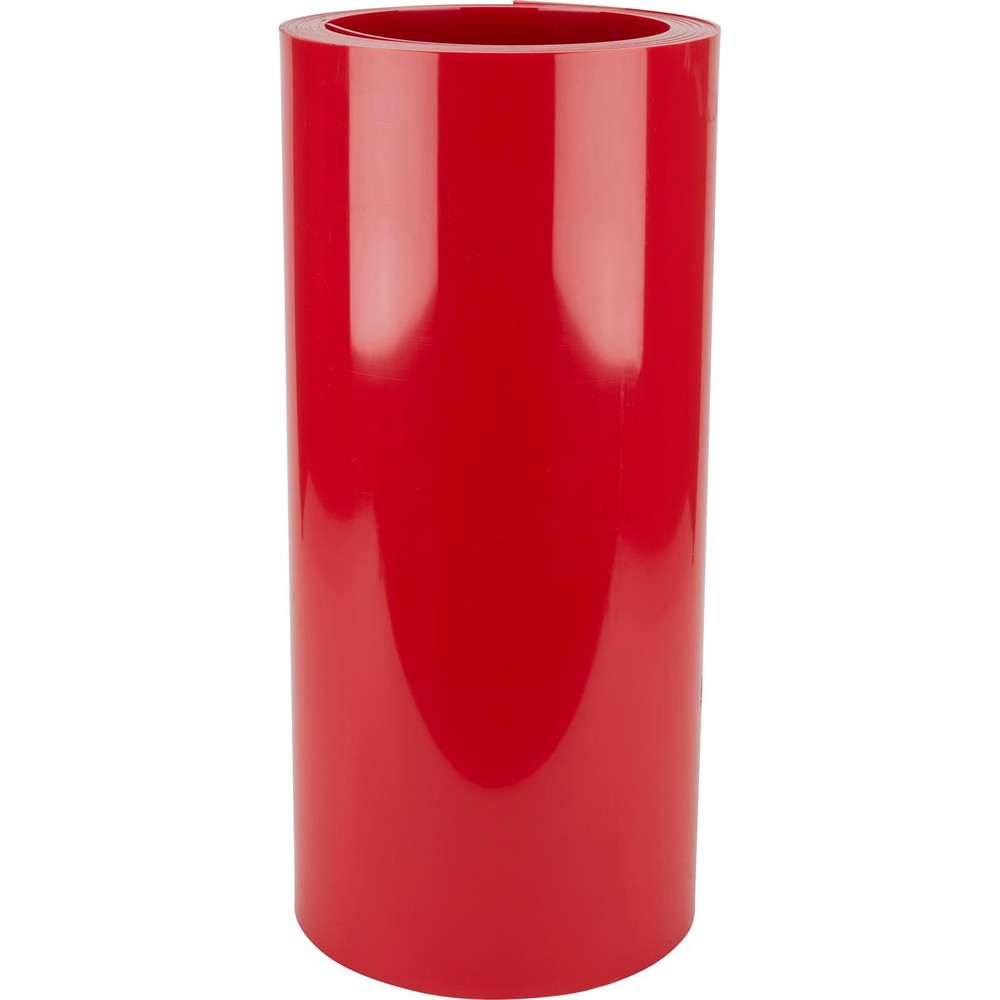 Colored Plastic HDPE Sheet 25 Ft Rolled, 1/8 Inch Thick, Red