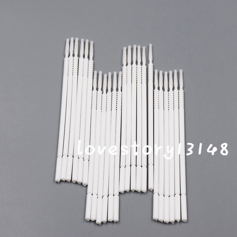 100 Pcs Dental Disposable Micro Brush Bendable Applicator Tips Long Cylidner