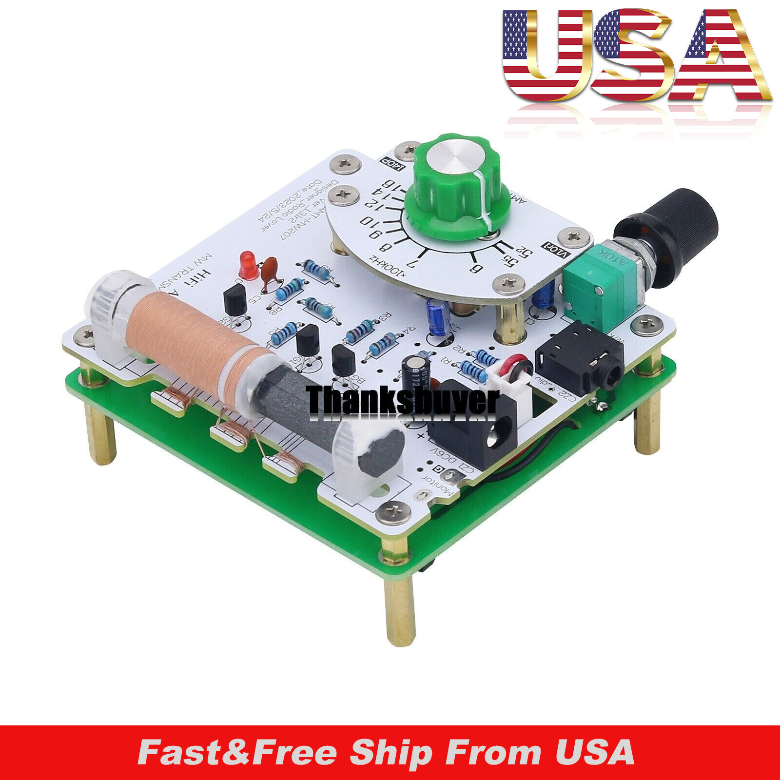 AMT-MW207 Medium Wave Radio Transmitter High Fidelity AM Radio DIY Circuit Board