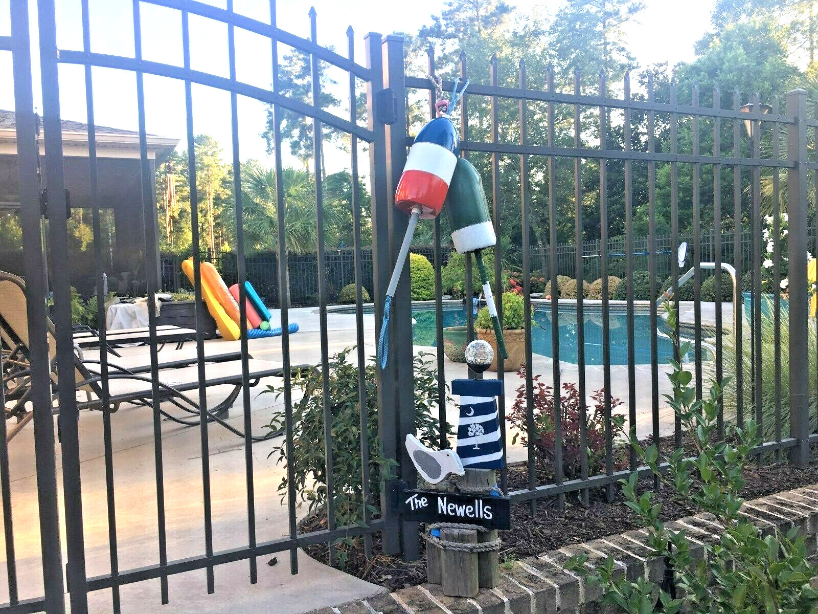 FREE SHIP 193 Maine Lobster BUOY nautical pot bouy float shore crab Lake CAPE