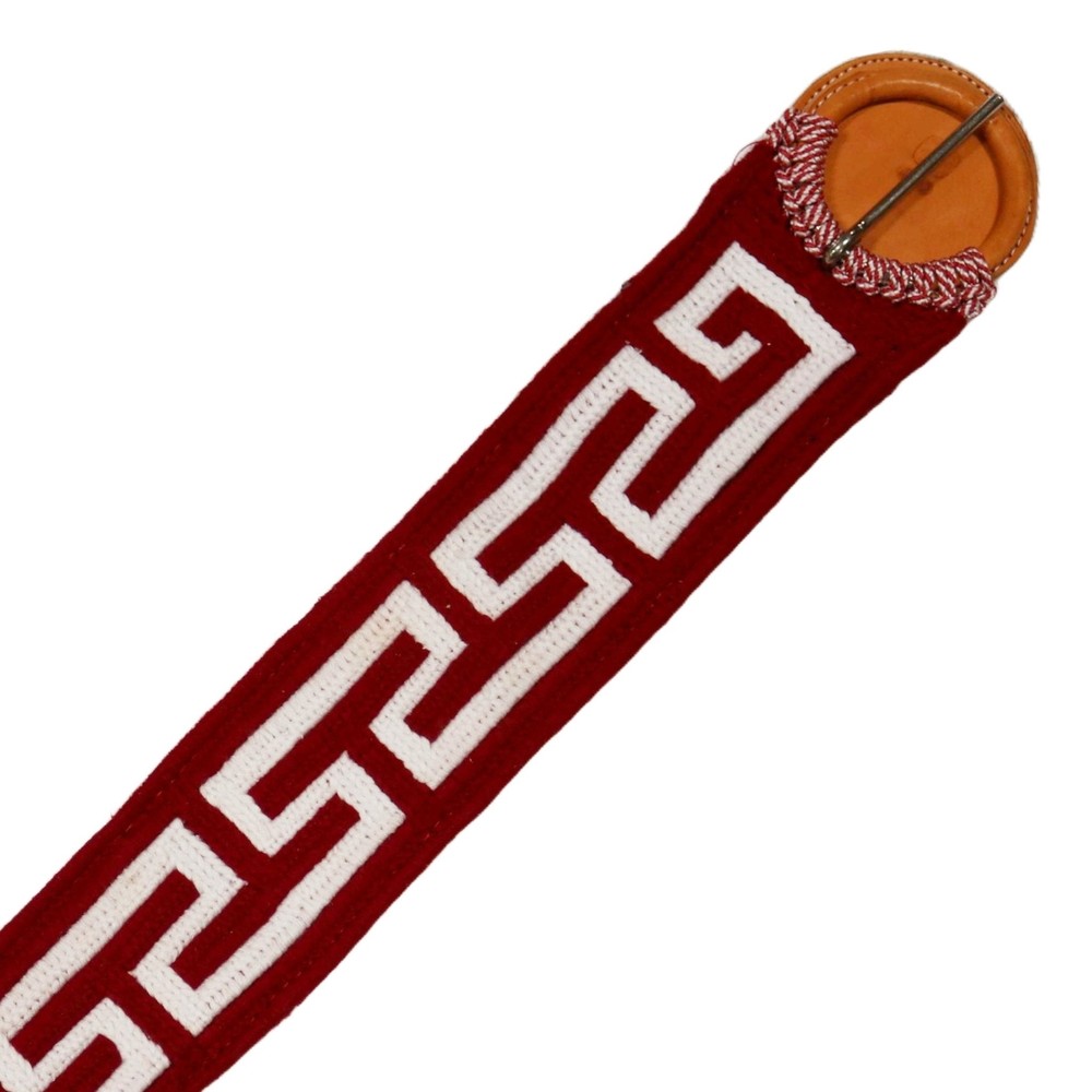 40" Cincho Charro Rojo Horse Braided Red Cinch