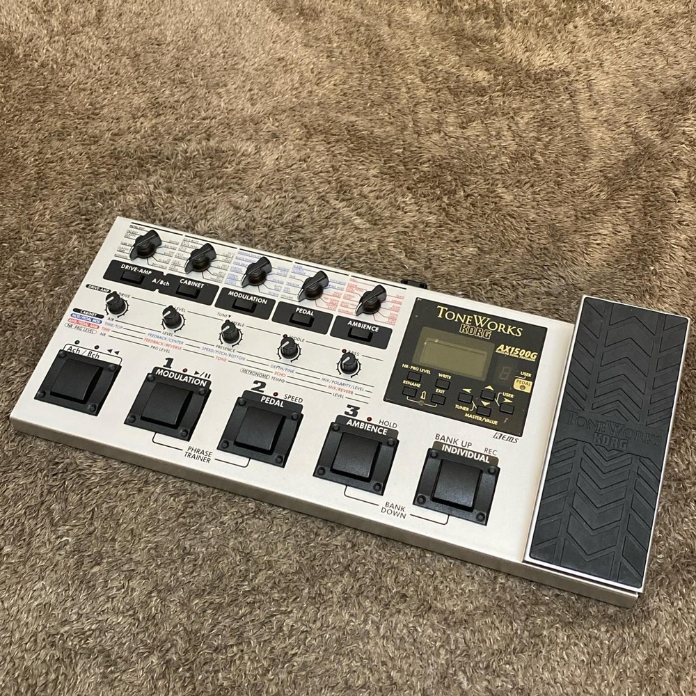 Korg ToneWorks AX1500G Guitar Multi Effects Processor Pedal Tested Japan