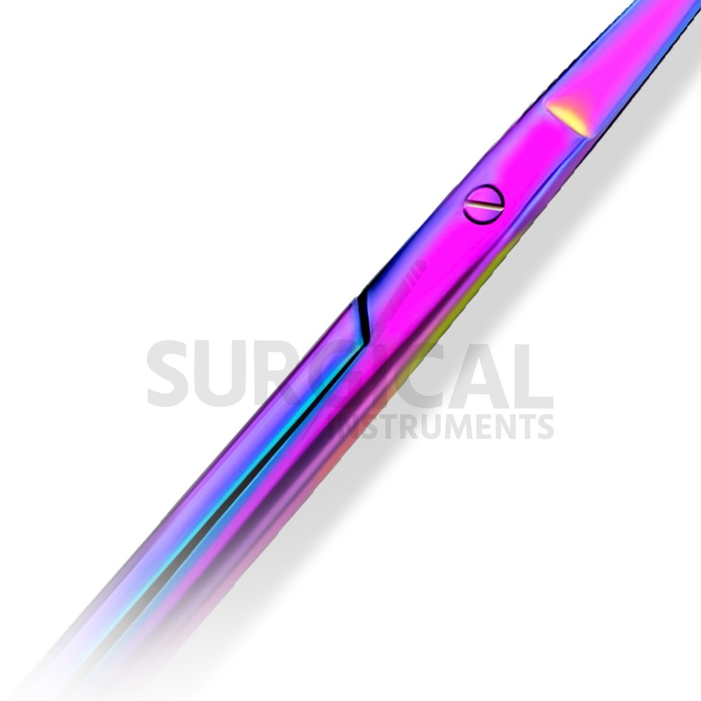 Rainbow Iris Scissors 4.5" Straight Surgical Dental Instruments German Grade