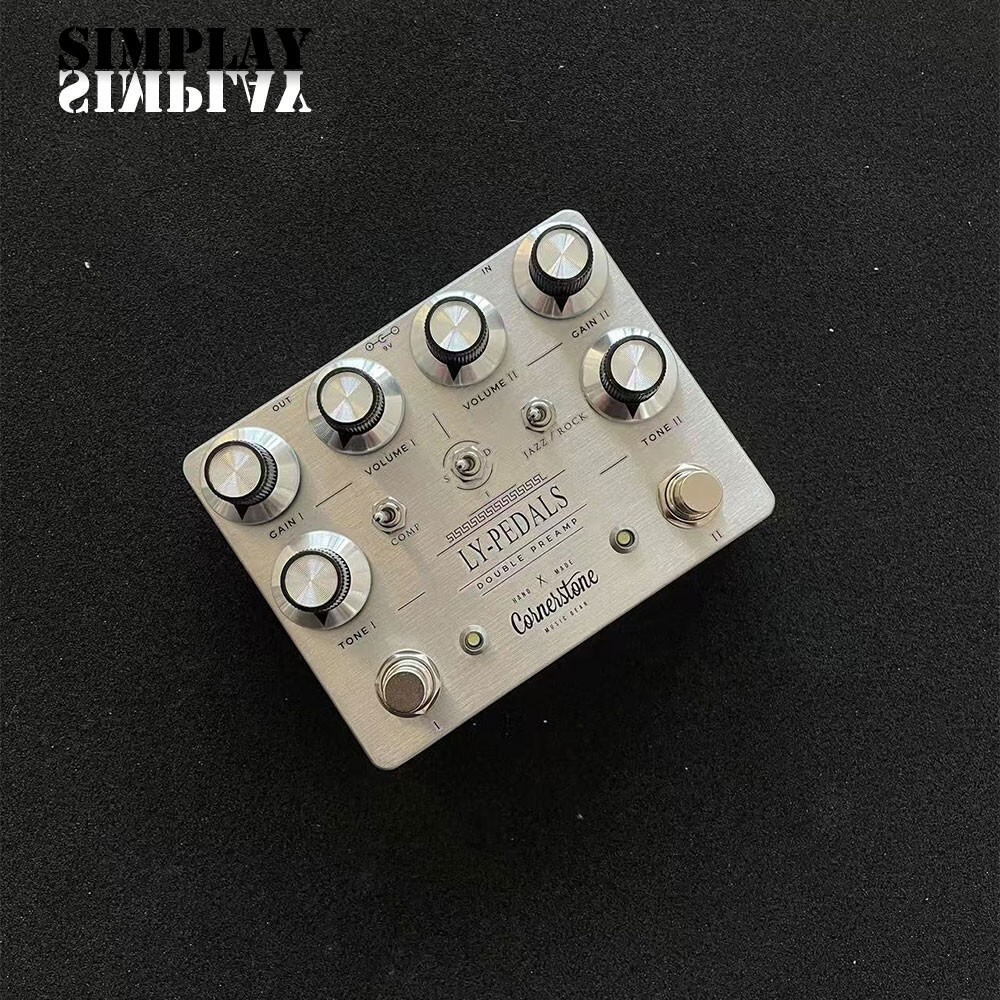LY-ROCK Clone Version Electric Guitar Effects Pedal Double Preamplifier