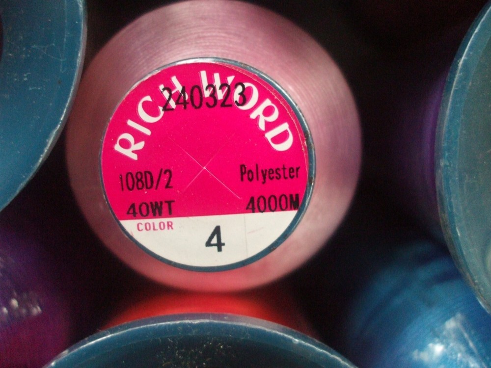 98 SPOOLS OF POLYESTER EMBROIDERY THREAD 40 WT