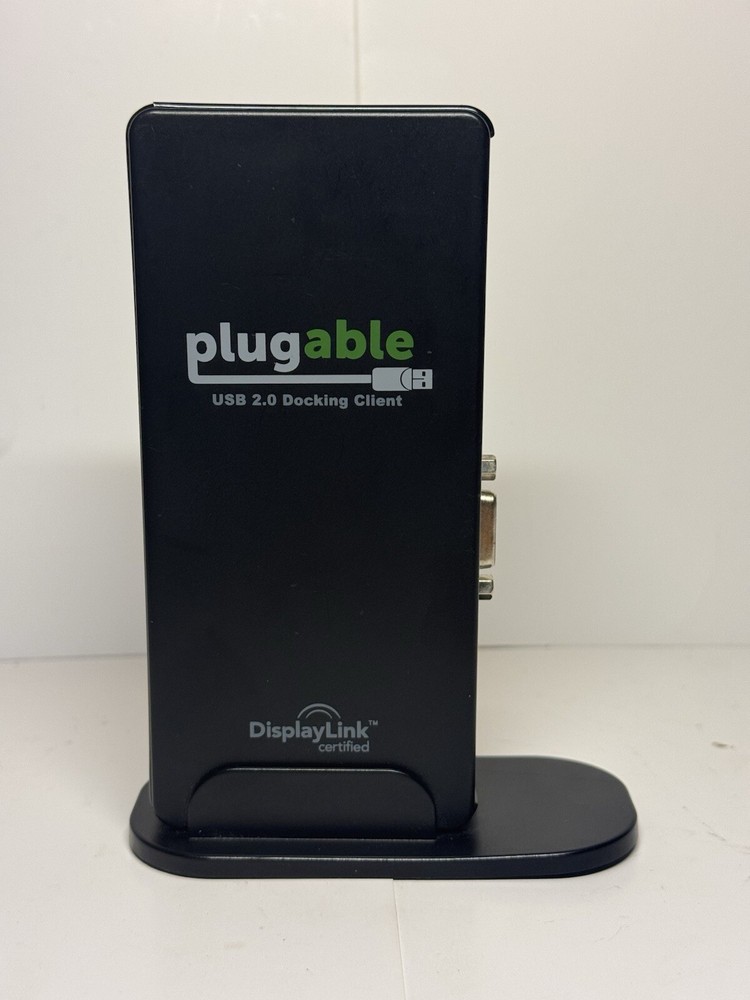 display link usb 2.0 plugable docking client Not Tested No Other Cables Included