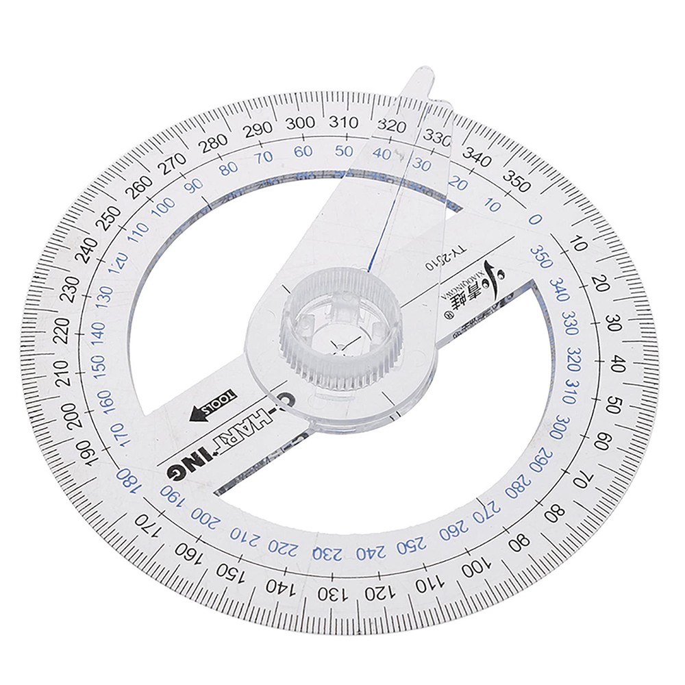 Circle Drawing Stencil Protractor Geometric Ruler Tool for Accurate Art