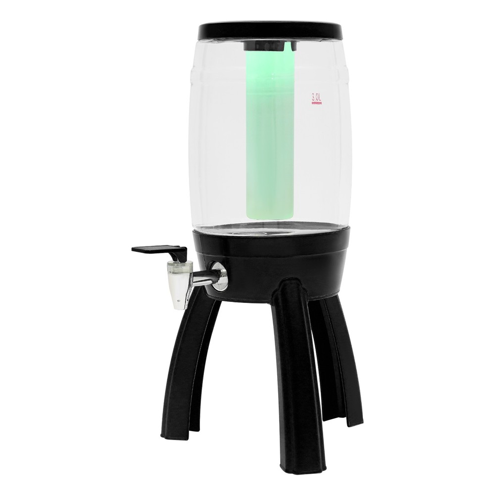 Modern style beer barrel black suitable for bars, restaurants