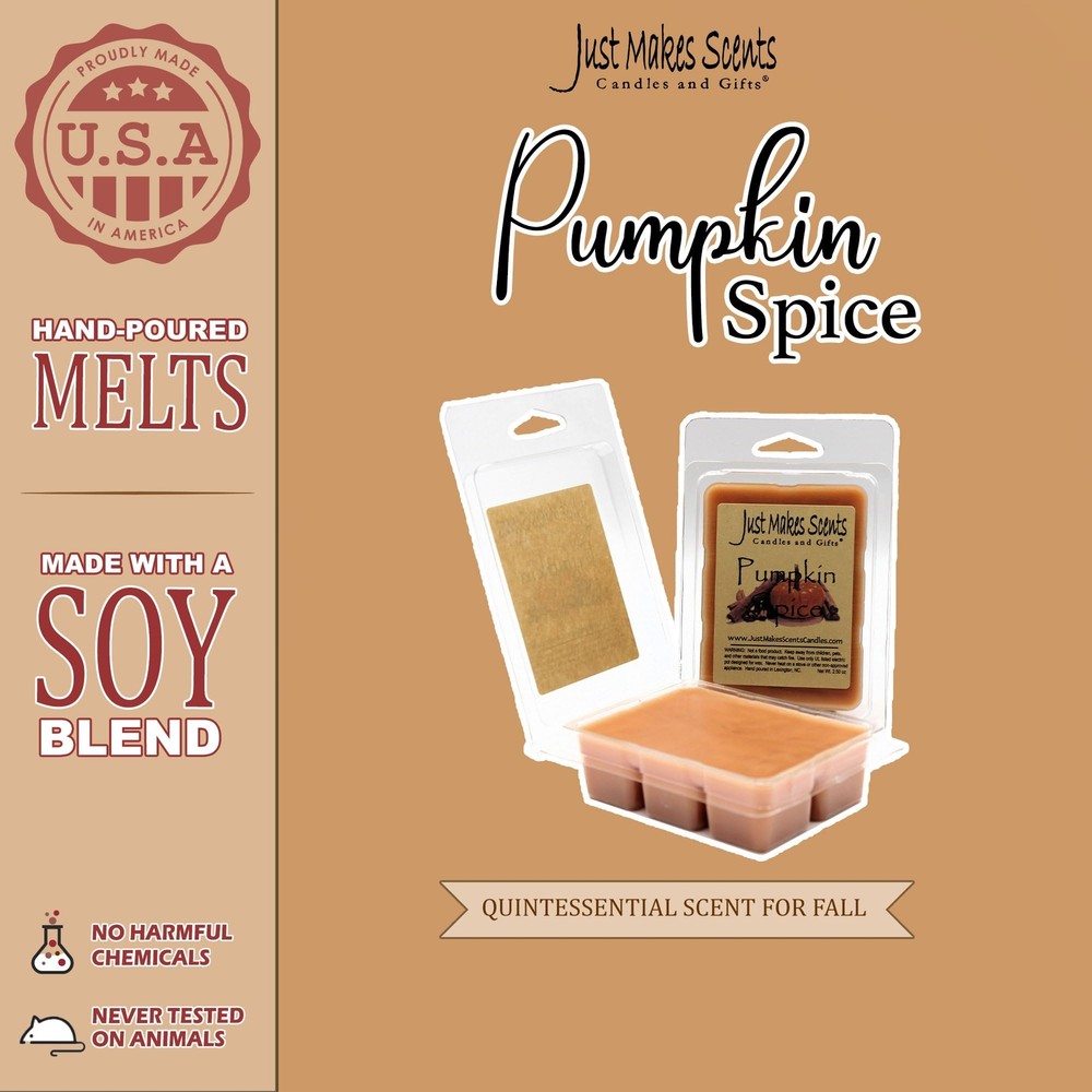 2 Pack - Pumpkin Spice Scented Wax Melts by