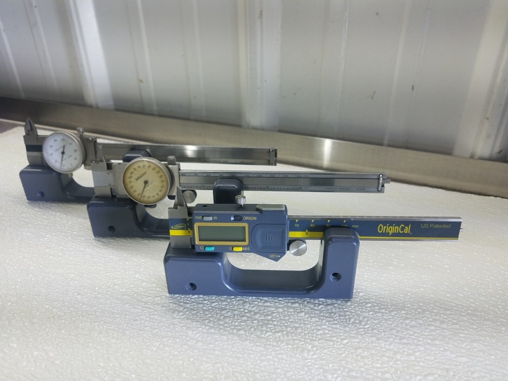 CNC Made Caliper Stand Desktop, Machine Mount, Toolbox, and Presentation