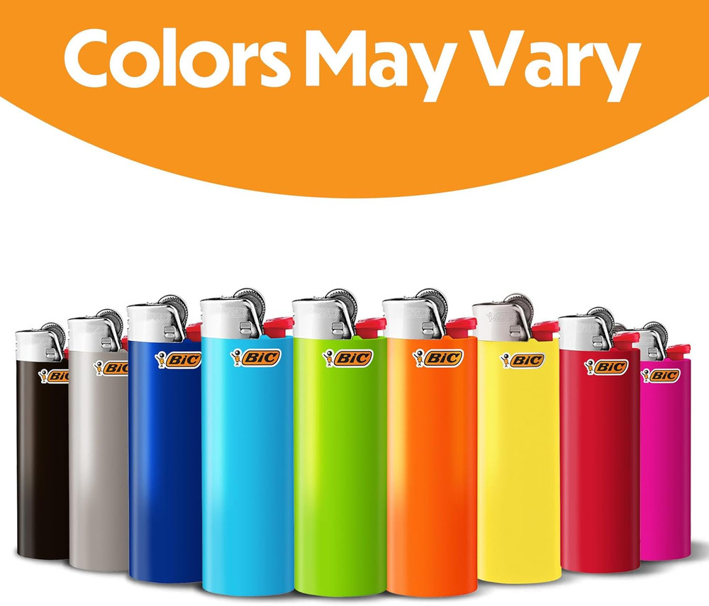 BIC Maxi Pocket Lighter Classic Collection Disposable 14 Pack