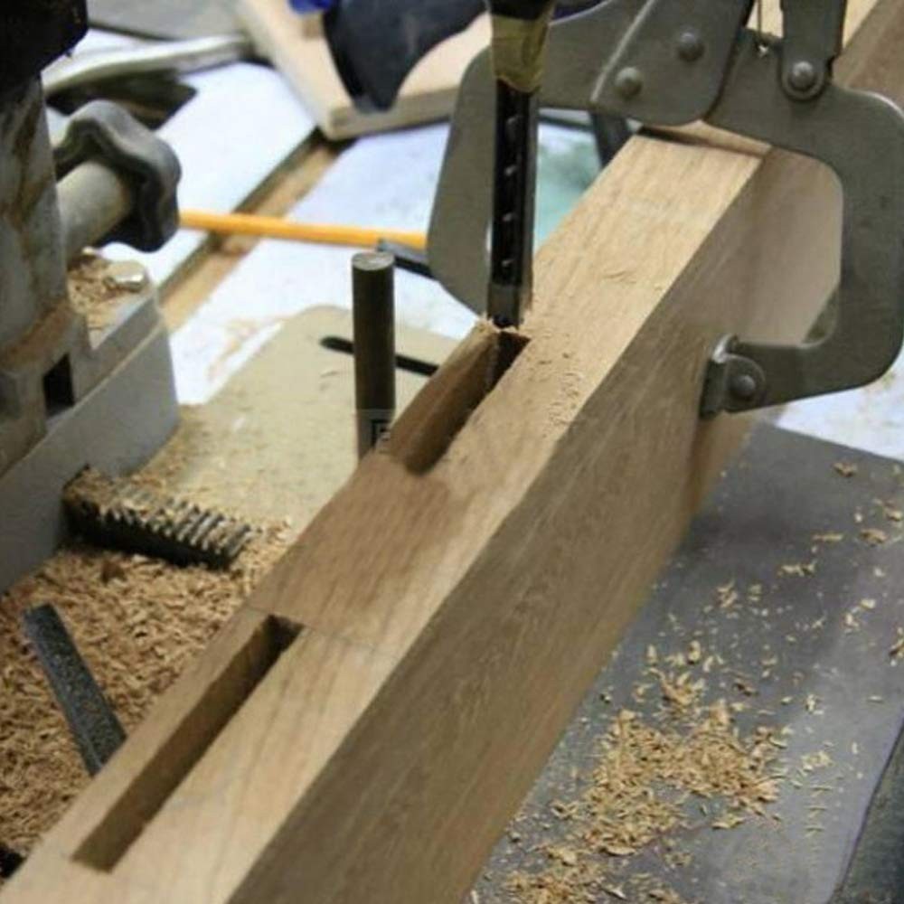 Woodworking Mortising Chisel 3/4 inch Square Hole Power Tool Bit, Sharp and D...