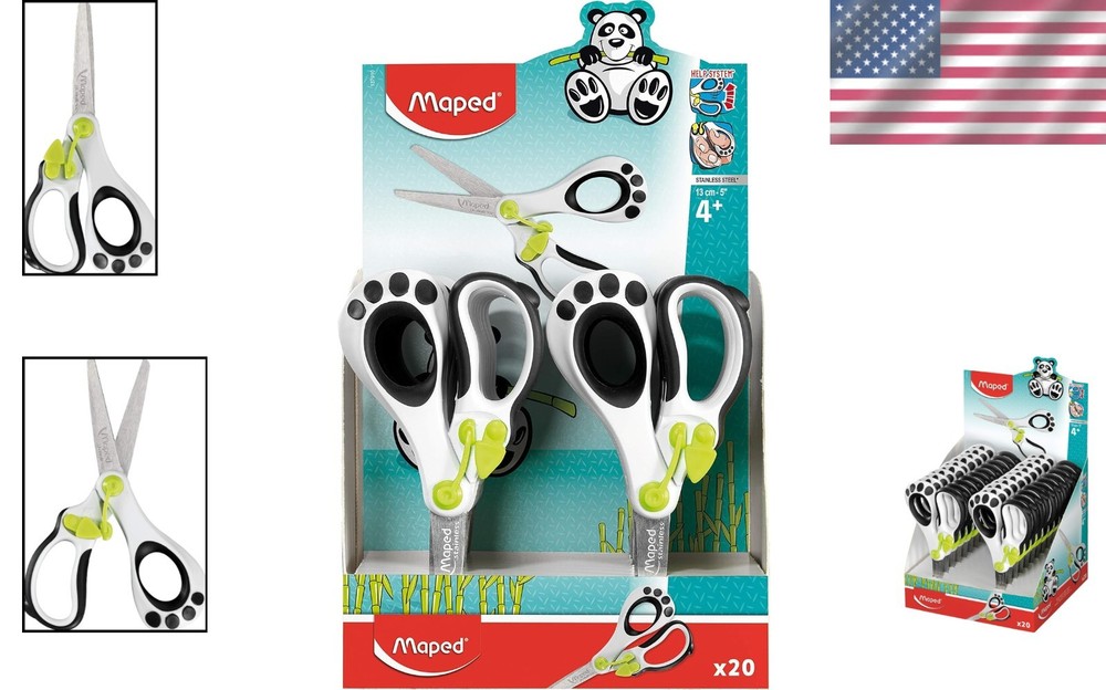 Classroom Scissors Set - Koopy Spring-Assisted, Pack of 20