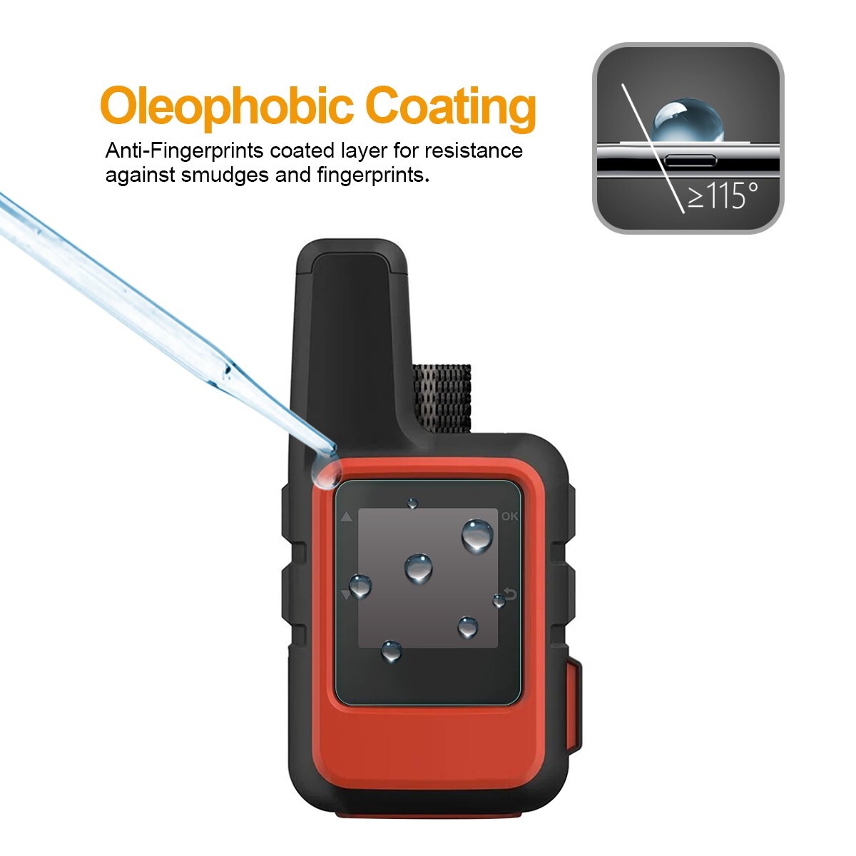 2X Supershieldz Tempered Glass Screen Protector for Garmin inReach Mini/ Mini 2