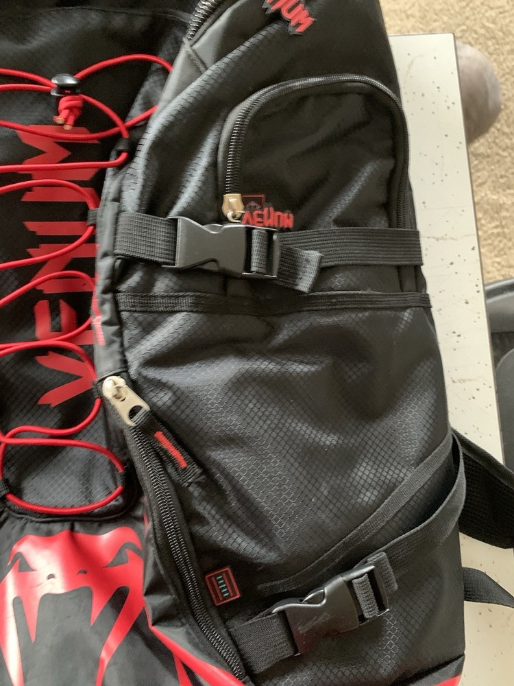 Venum Challenger Xtrem Backpack Red – Gym Training Bag Durable UFC