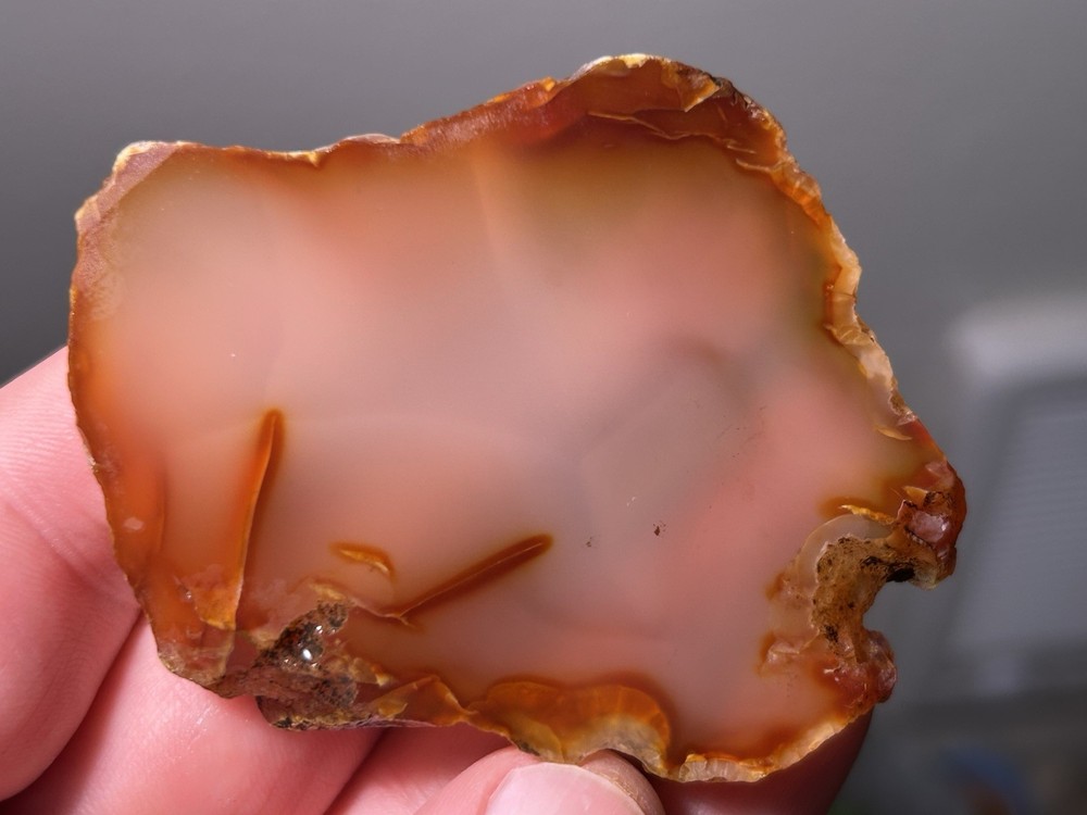 2 Pounds Agate Slabs For Lapidary Use - Not Polished