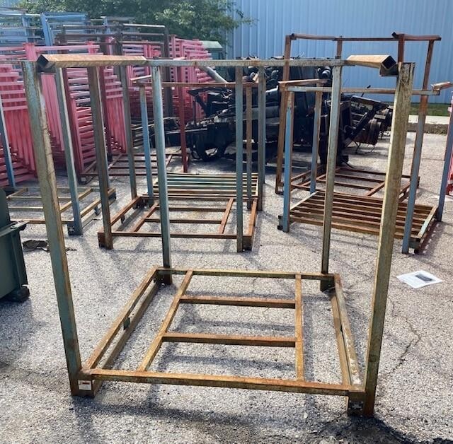 Portable Stack Rack Nestable Nesting Stacking Pallet Stack Warehouse Stacker