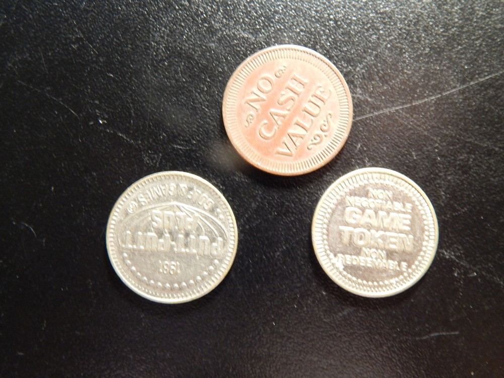 THREE GAME TOKENS! ZZ763XTX