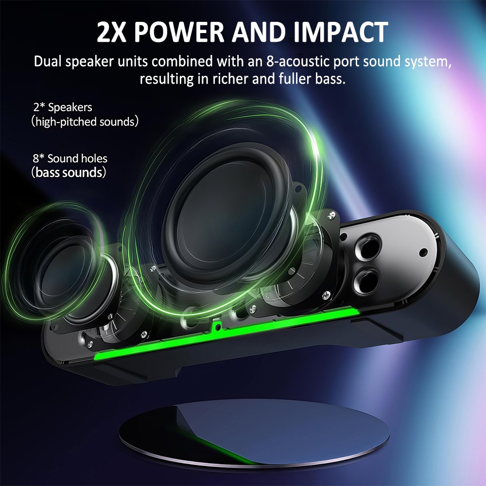 2025 Version Computer Speakers Wired USB Powered PC Speakers Desktop Speakers