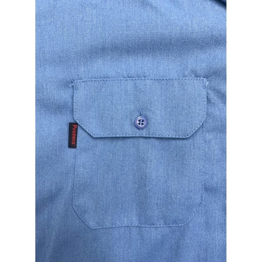 FR Work Shirt Medium Blue Workrite Flame Resistant 8.5 ATPV NWT