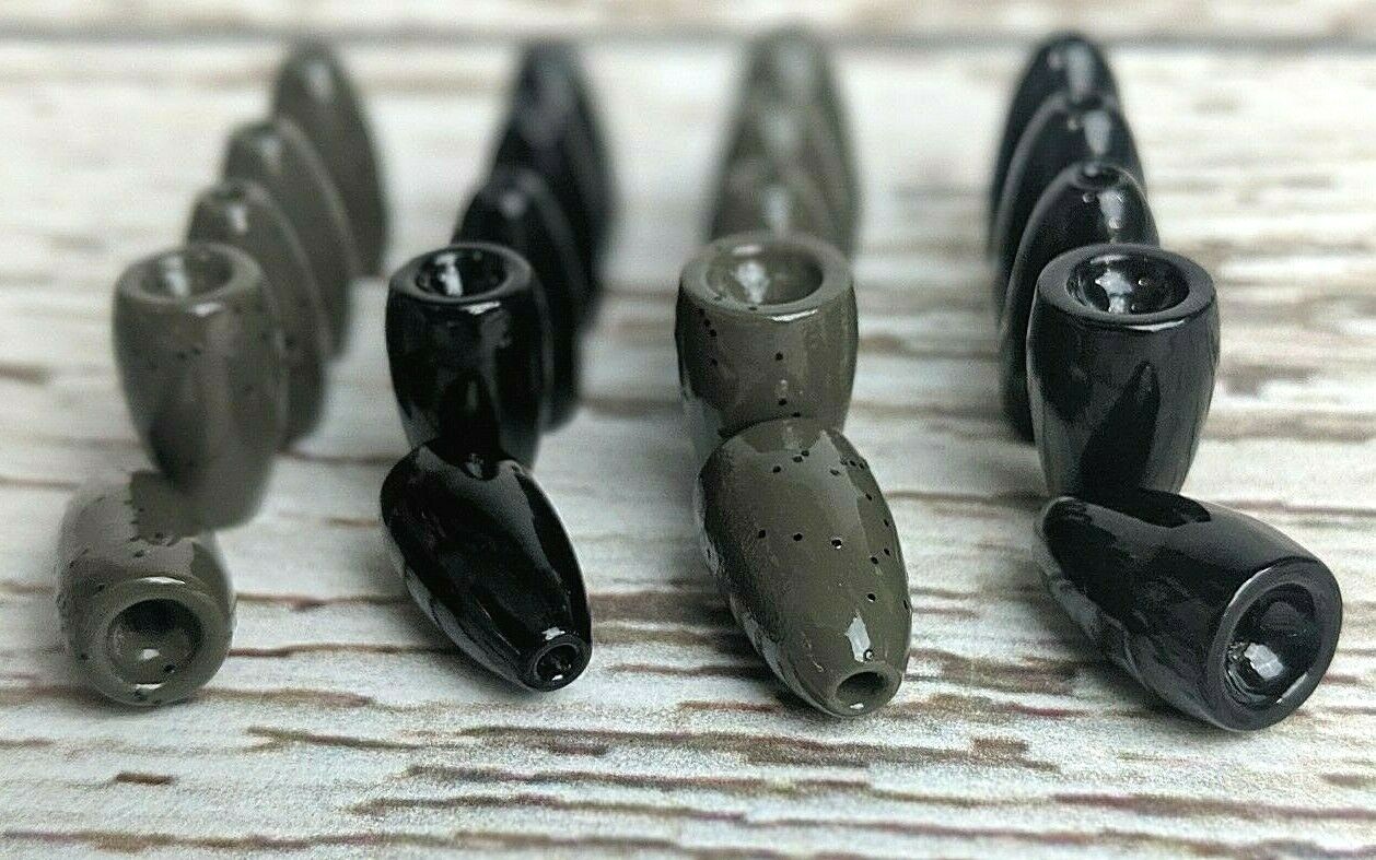 Dr Scotts Tungsten Flipping Worm Weights Hard Finish 5or10 Pack Sinker FAST SHIP