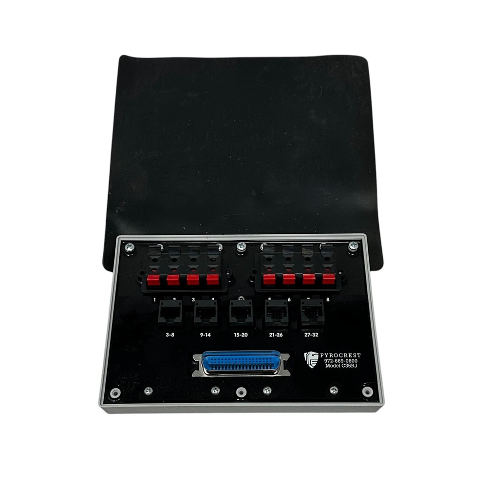 Pyrocrest C36RJ RJ-Modular Breakout / Selector Panel – CN36 Input – Used