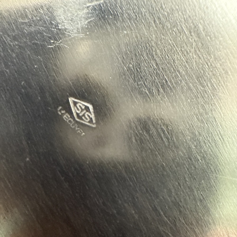 L'ecuyer France Silverplate Vintage Tea Pot, Sugar Bowl, Jub & Tray Set. (B55)