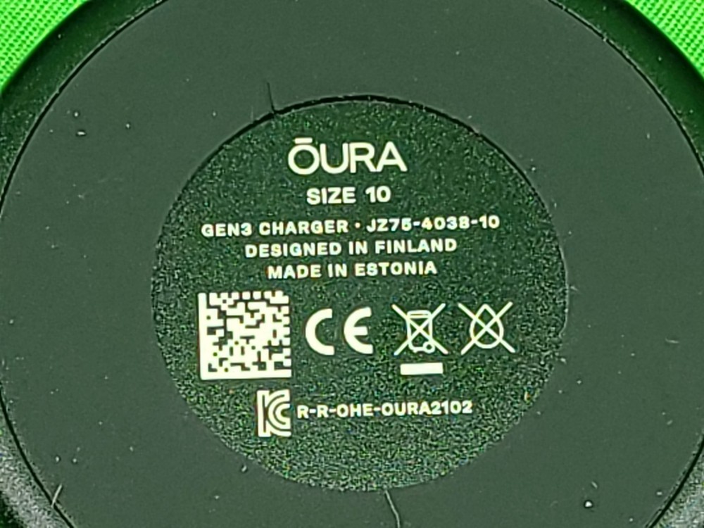 OEM Oura Ring Gen3 Charger - Size 10