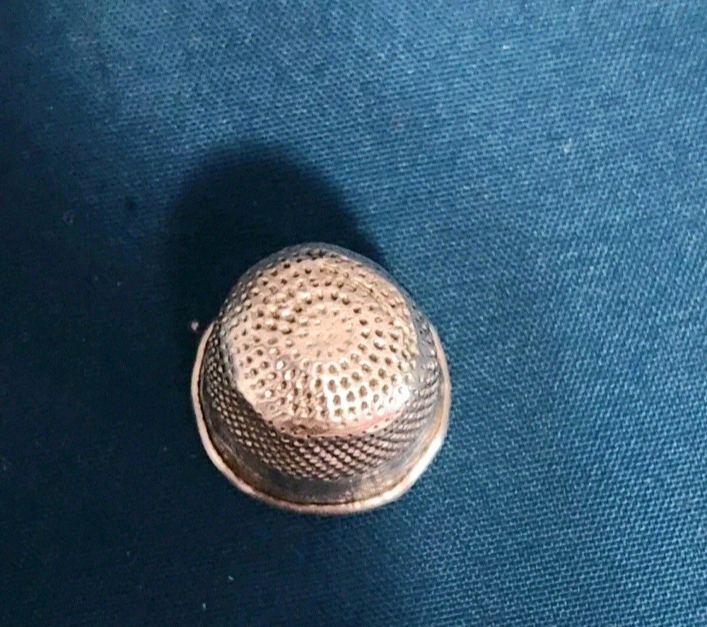 Vintage Sterling Silver Thimble (Unknown Maker/Size)
