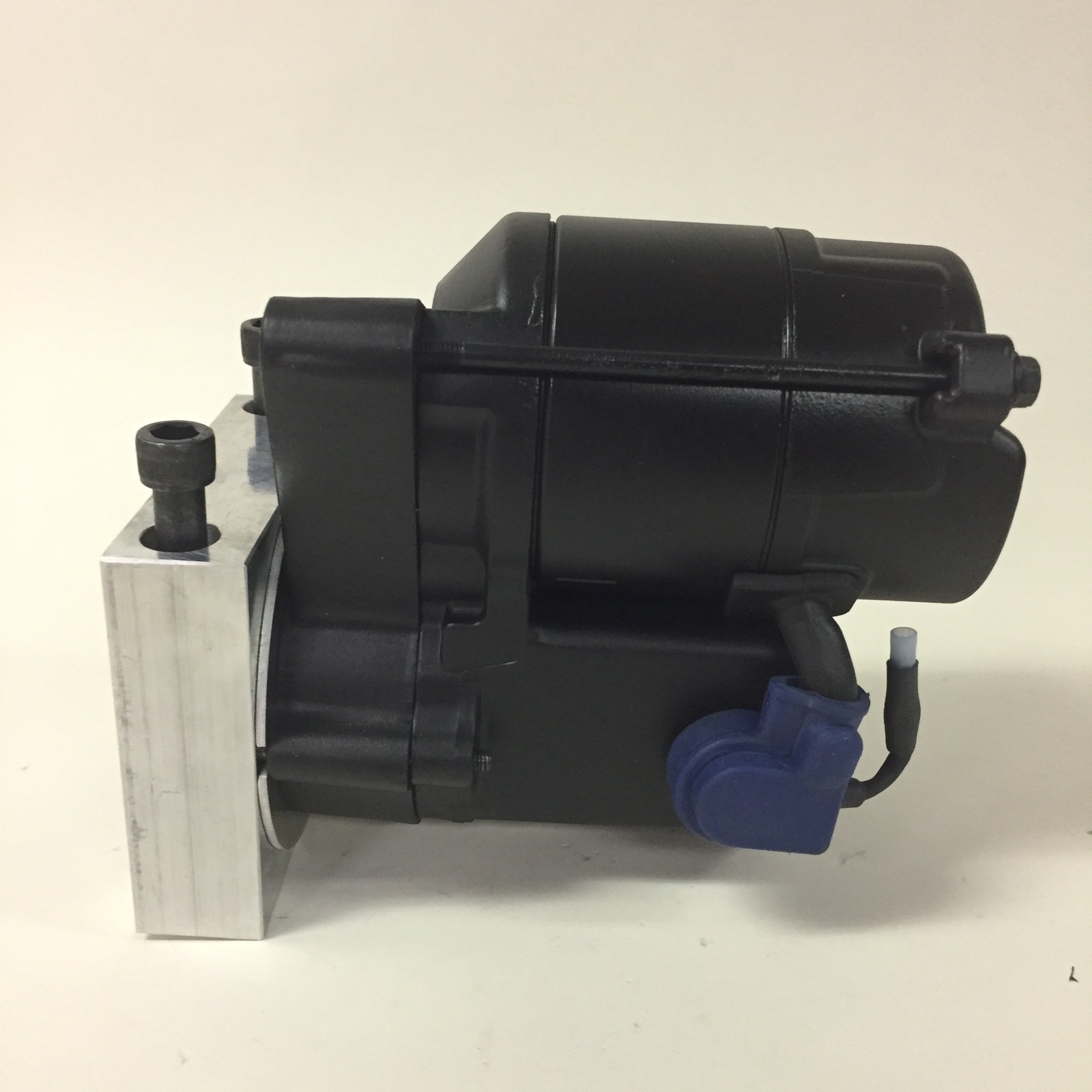 PONTIAC OLDSMOBILE HIGH TORQUE MINI STARTER 350,400,455 1.2KW PAINTED BLACK