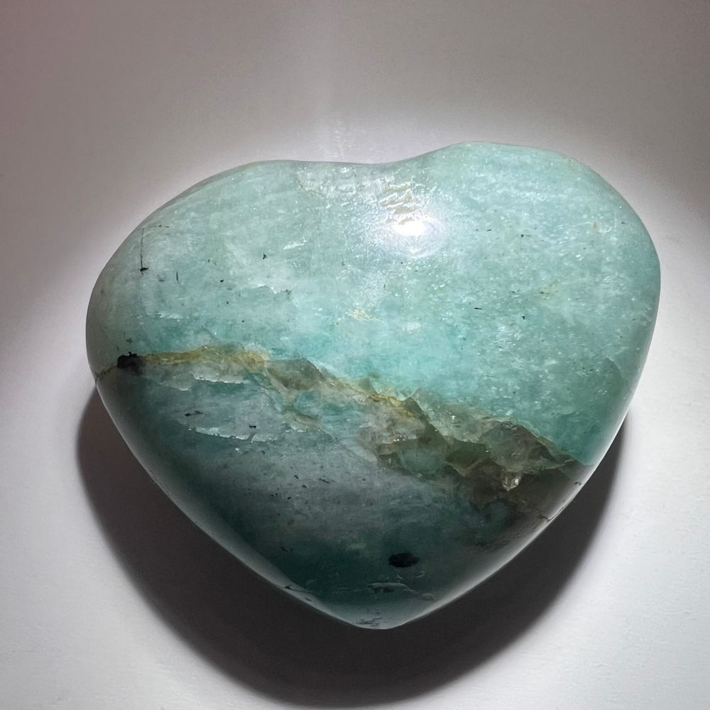 Amazonite Heart Carving (5)
