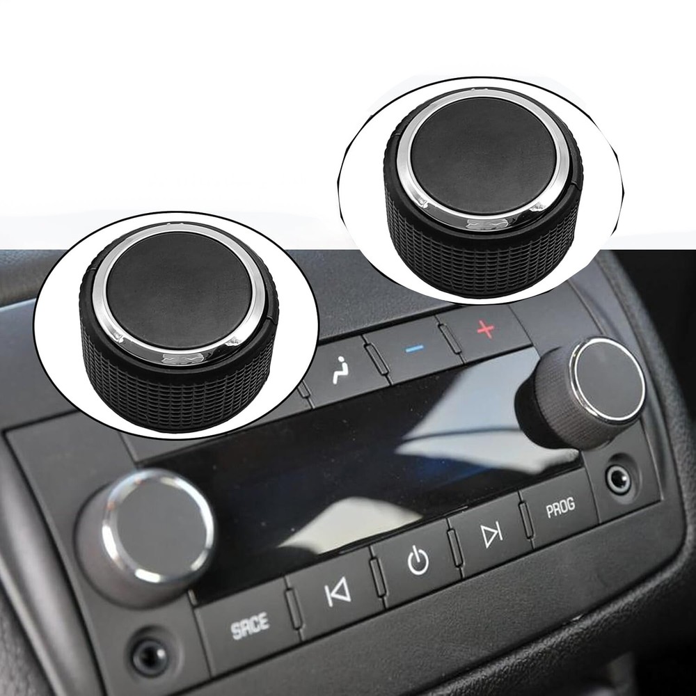 RADIO AUDIO REAR VOLUME CONTROL KNOBS For 2012-2016 GMC ACADIA 22912547
