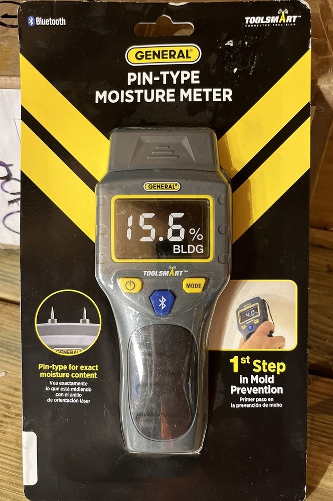 Mold Detector Moisture Meter Pin-Type Digital Display Bluetooth Mold Prevent NEW