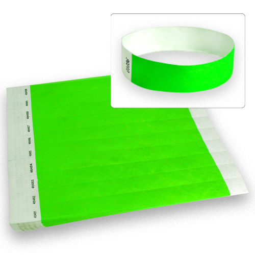 3/4" Paper Wristbands (Choose you Colors) 100ct, 500ct or 1000ct