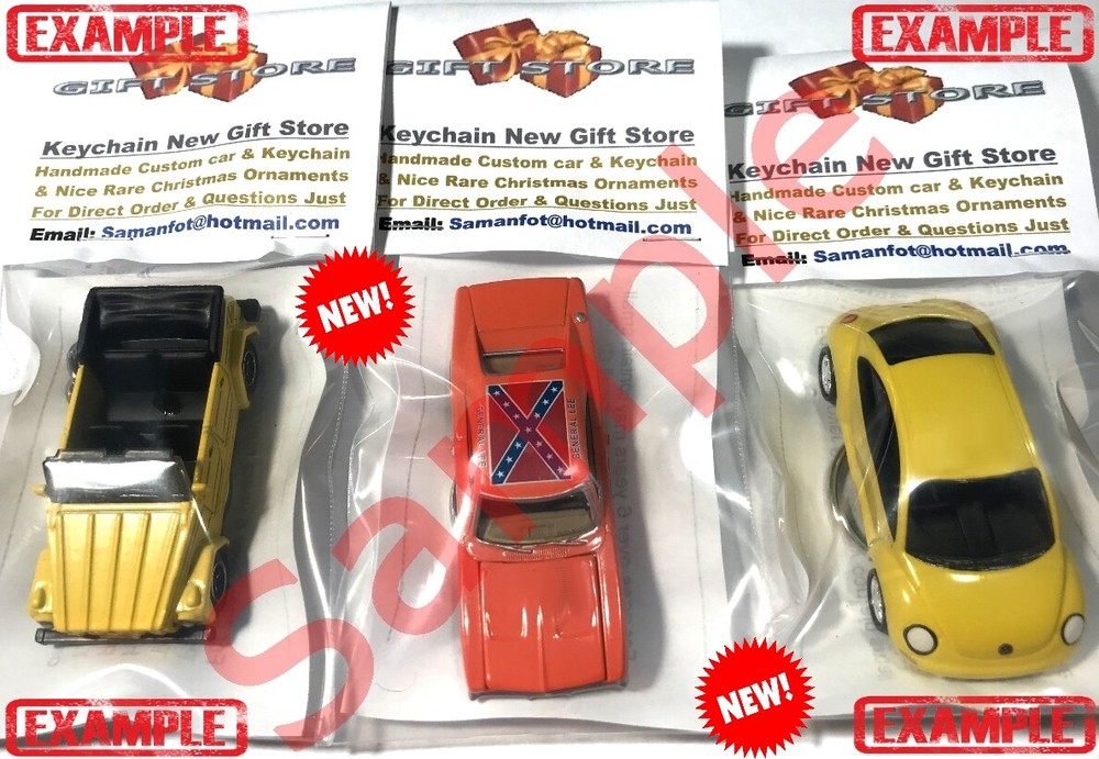 🎁🚦🆕 KEY CHAIN REDDISH ORANGE DODGE CHALLENGER CUSTOM Ltd. Ed.💕GREAT GIFT💕🎁