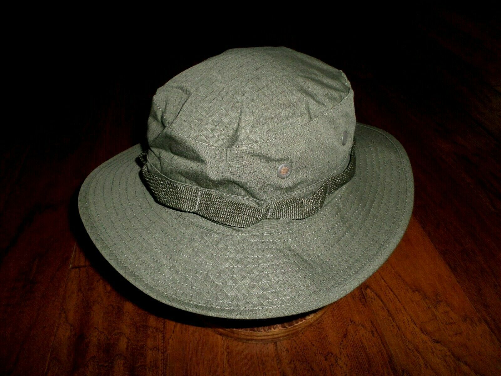 OD GREEN VIETNAM MILITARY TYPE II JUNGLE BOONIE HAT REPRODUCTION LARGE 7 1/2