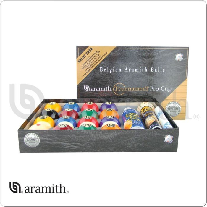 Aramith Tournament Pro Cup Billiard Ball Set Value Pack