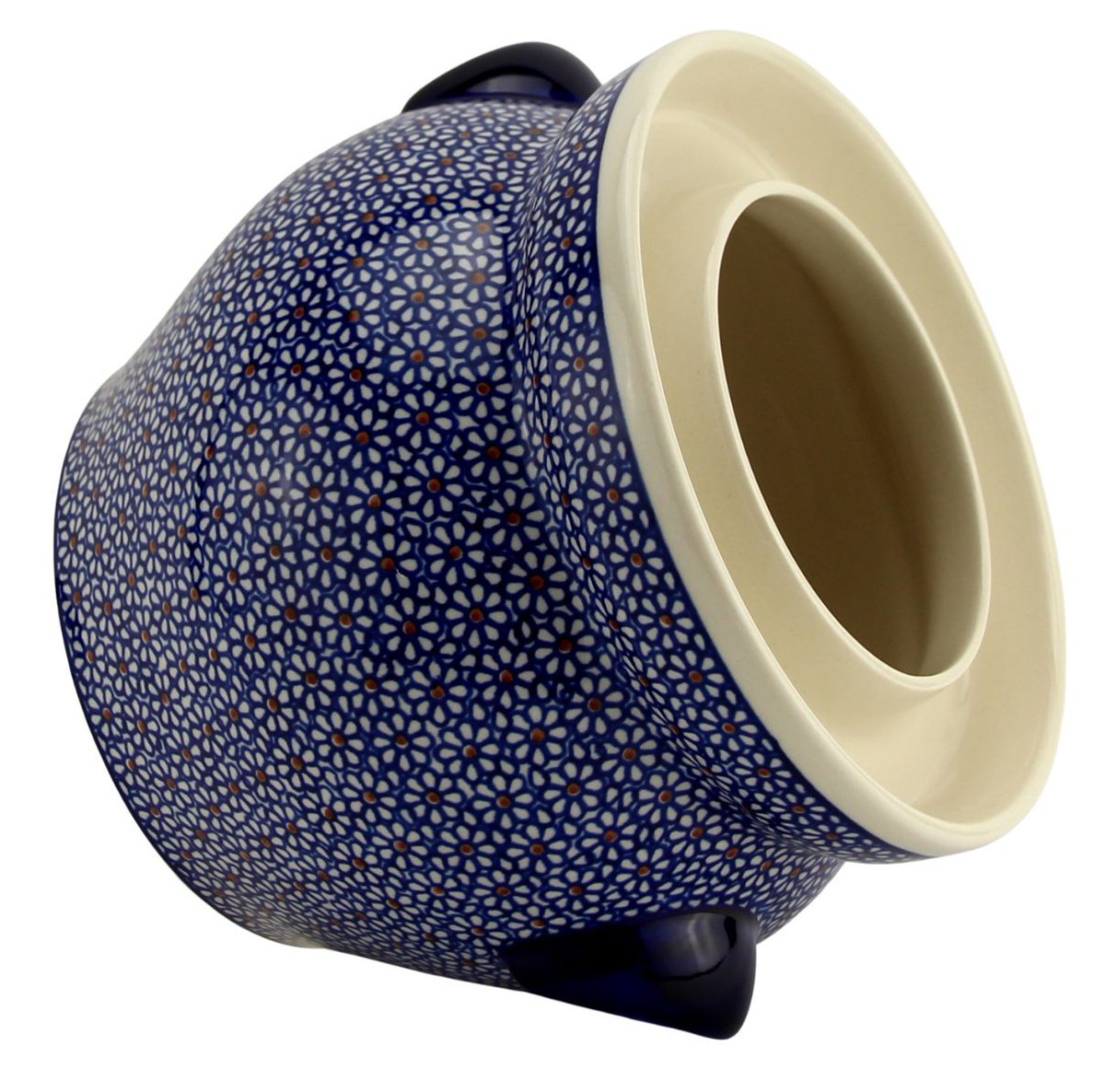 Polish Pottery Fermenting Pickling Crock Pot 4.75 Qt. by Zaklady Boleslawiec