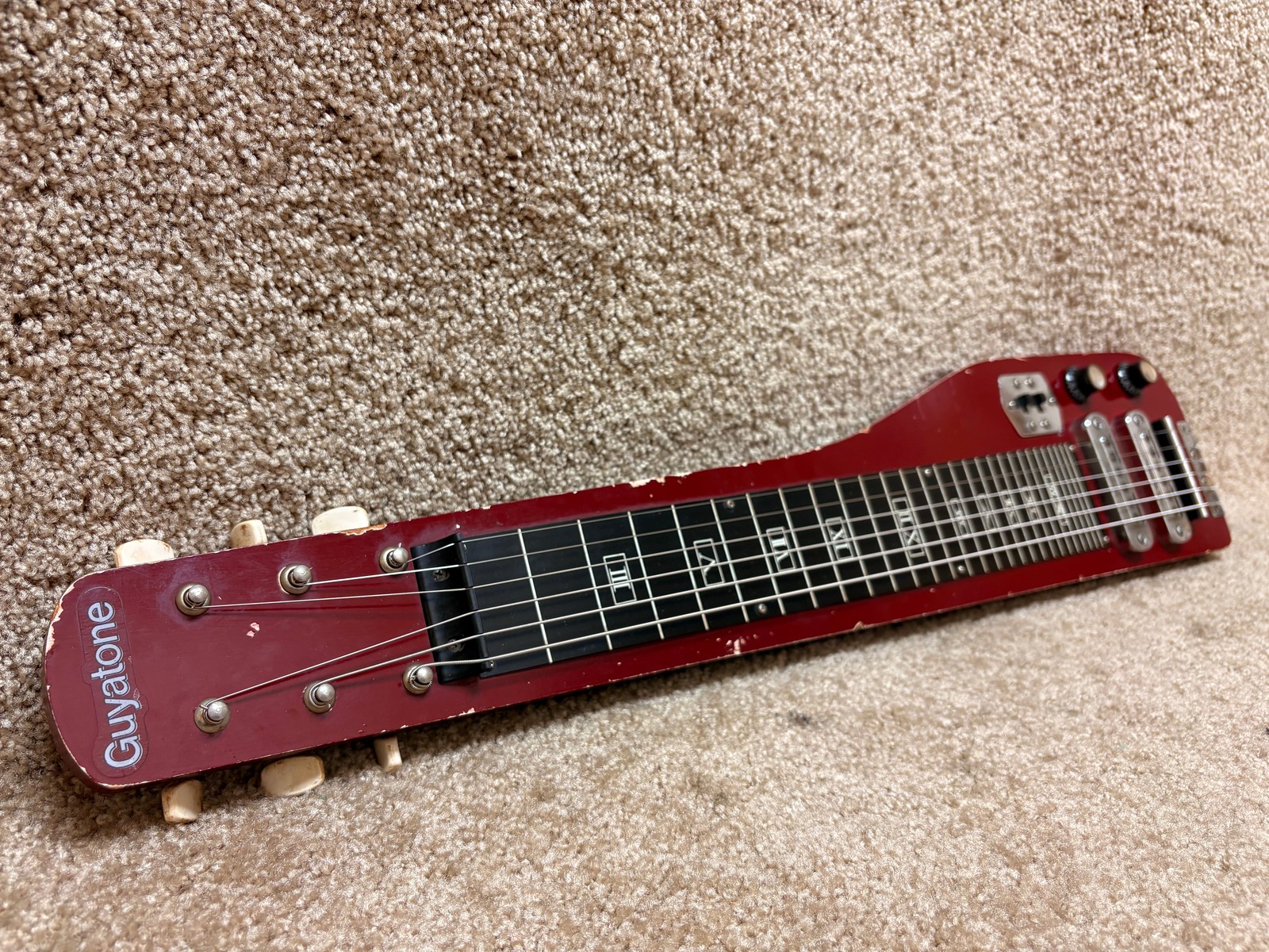 Guyatone Lap Steel HG-92 HG-99 Red MIJ 1960s