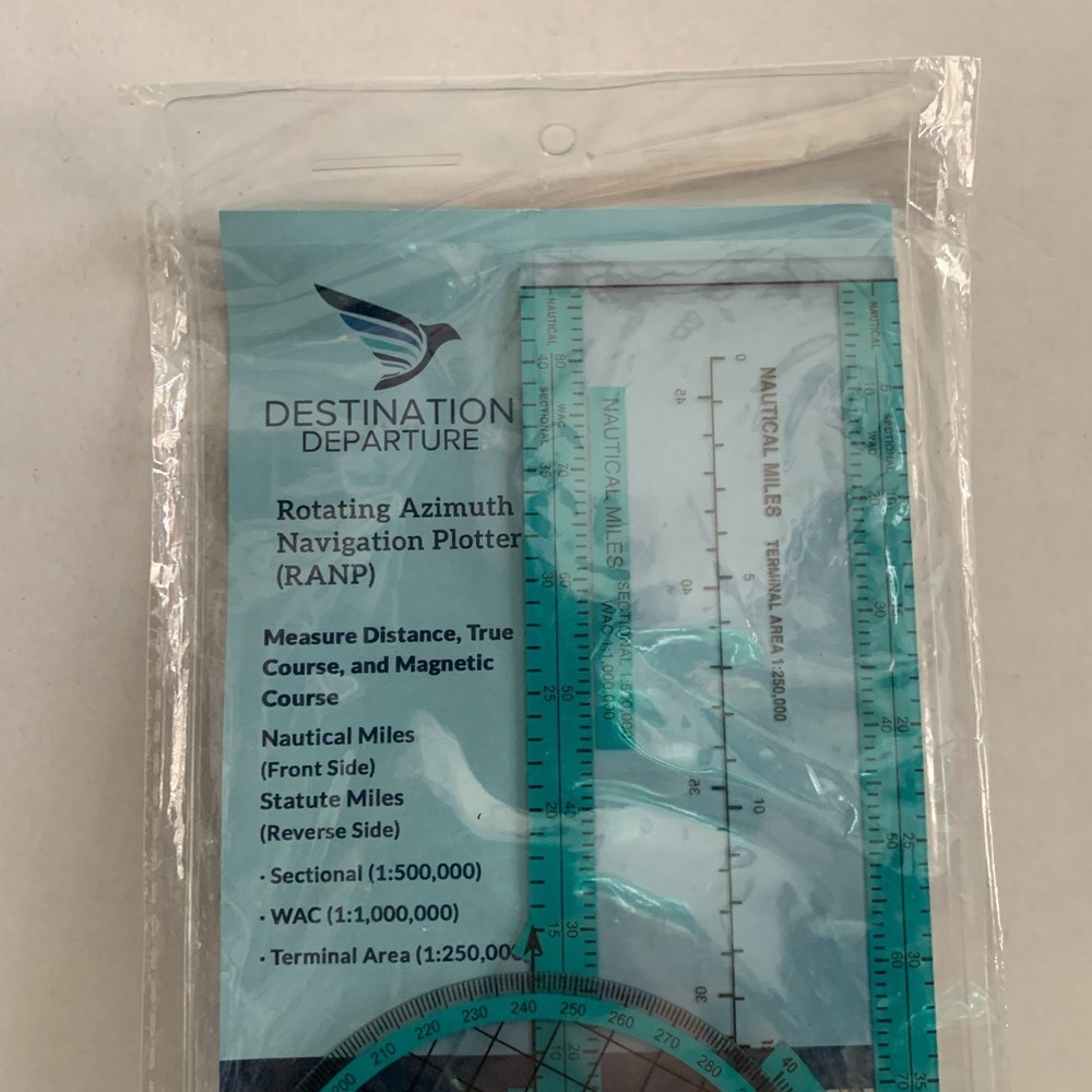Destination Departure Rotating Azimuth Navigation Plotter RANP BRAND NEW