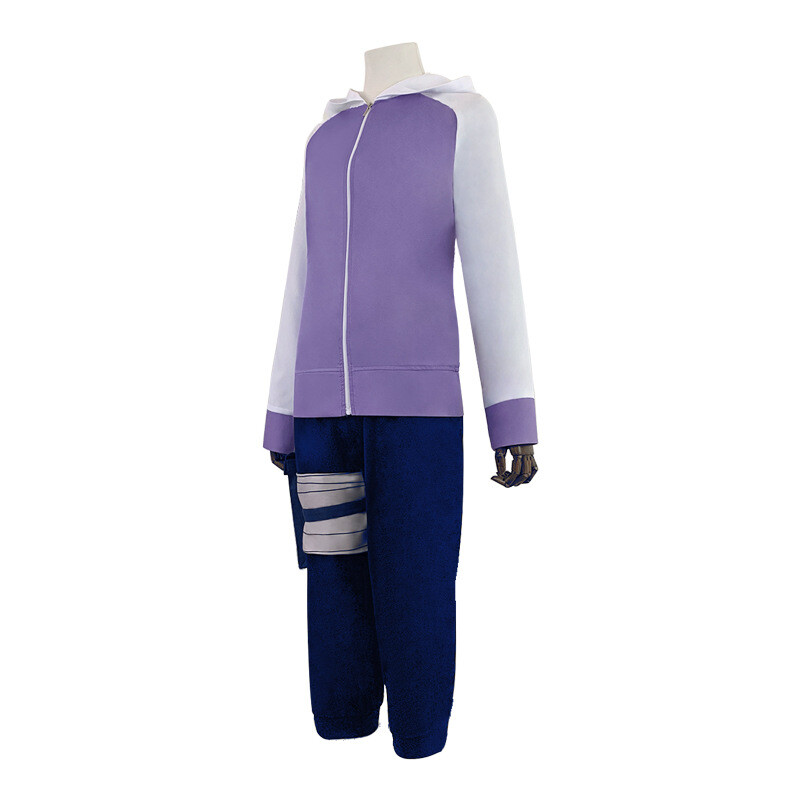 Anime Naruto Shippuden Hinata Hyuga Costume Complete Outfit Cosplay Party Set