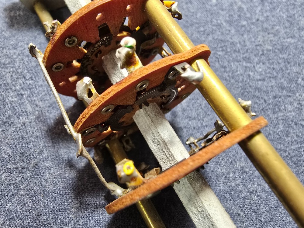 Heathkit SB-401 Transmitter Part -Mode Switch w/ Wafers & Detents