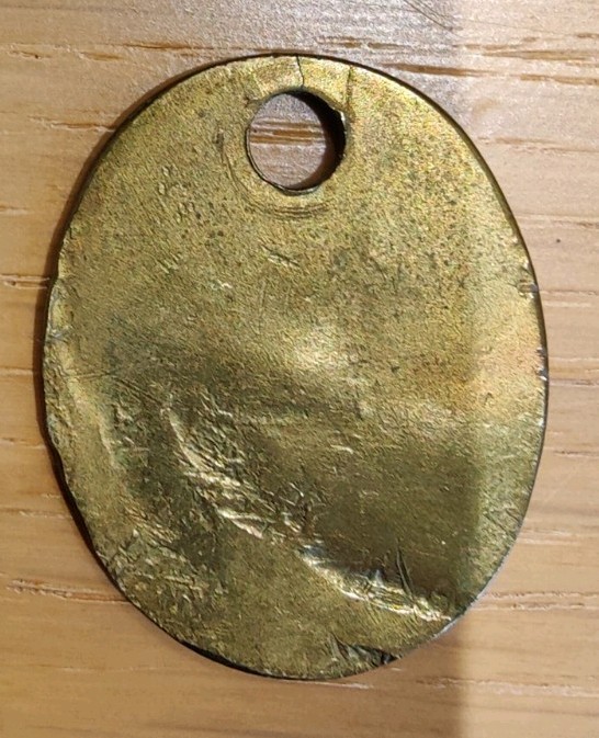 Miner's Colliery Pit Check Tally Token marked NCB Snibston