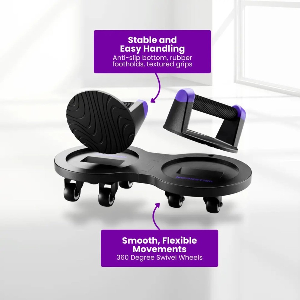 Multi Slider Home Gym Workout Device – All-in-One Core Training System Black