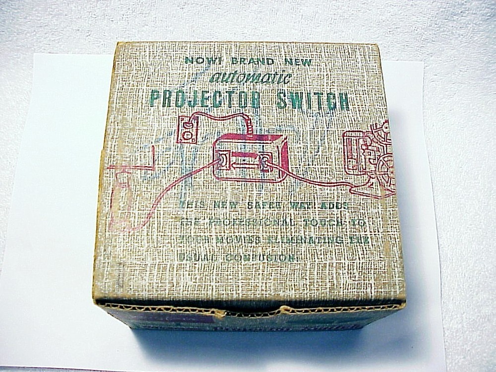 Projector Switch | Automatic | Shuts lights on & off | Mayfair | w/ IB | $18 |