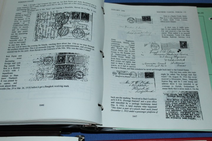 Machine Cancel Society Forum Journal HUGE offer various BlueLakeStamps Useful!