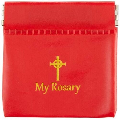 Lot of 5 My Rosay Pouch Cases Vinyl Squeeze Top 3"SQ Black White Blue Red Brown